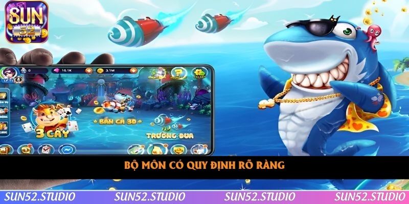 Bộ môn có quy định rõ ràng Bộ môn có quy định rõ ràng
