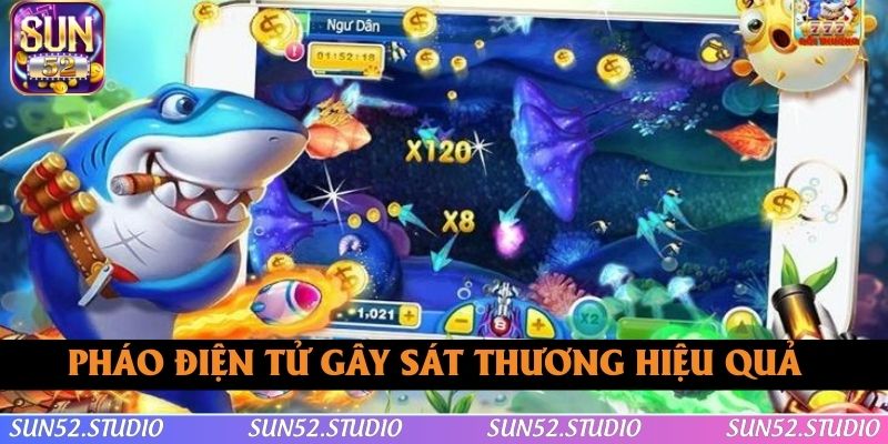 Pháo điện tử có khả năng tấn công diện rộng và gây sát thương hiệu quả Pháo điện tử có khả năng tấn công diện rộng và gây sát thương hiệu quả
