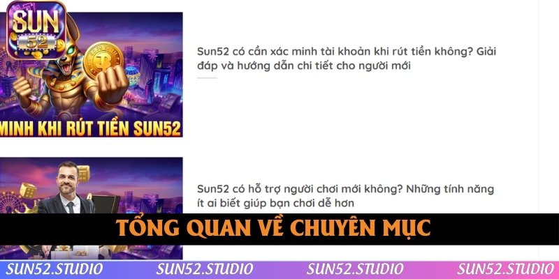 Tổng quan về chuyên mục Tổng quan về chuyên mục
